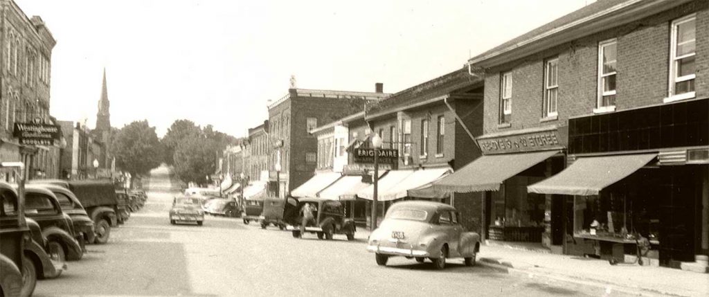 Georgetown downtown mid-20th century