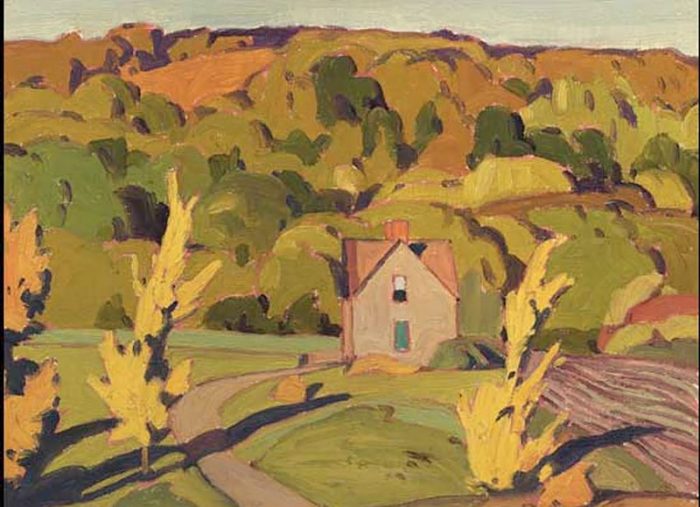 A.J. Casson: Valley near Glen Williams, 1938