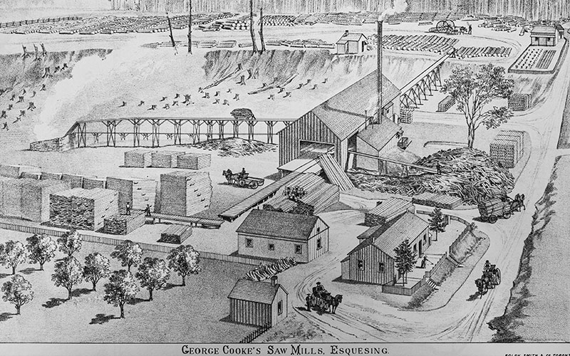 Atlas Halton Hills history 1877
