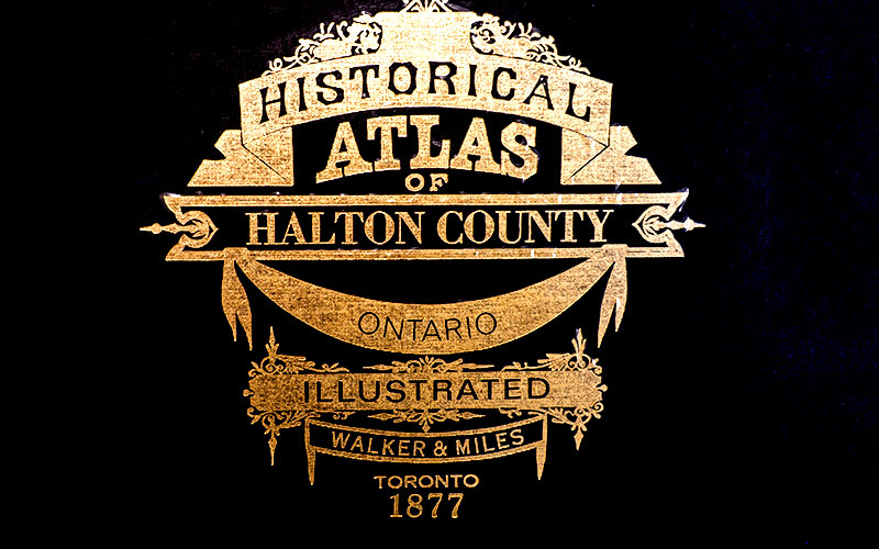Atlas Halton Hills history 1877