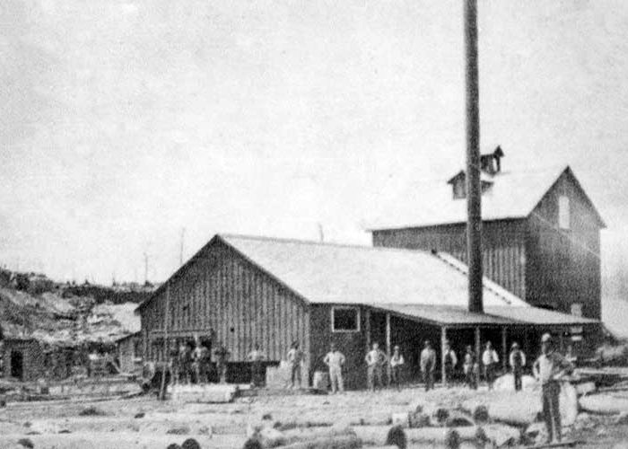 Limehouse Saw Mill. Circa 1889