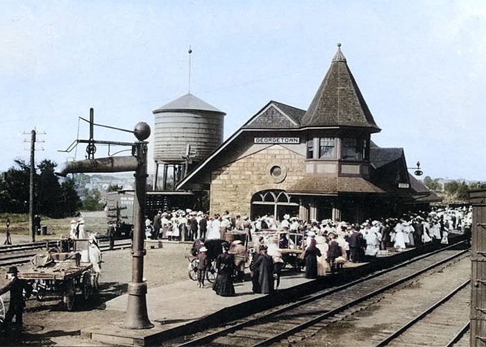 Georgetown Railway Station 1908