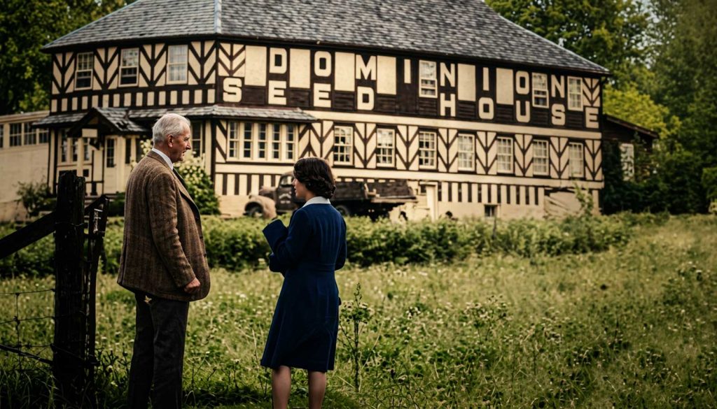 Dominion Seed House garden 1940s