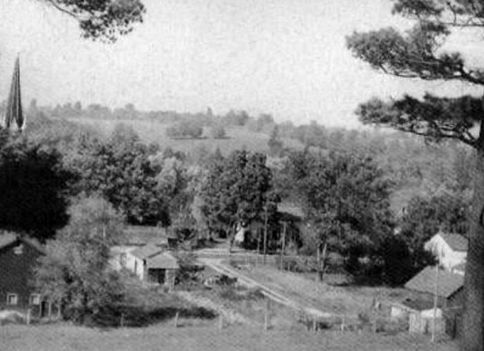 Hilltop view of Norval. 1920