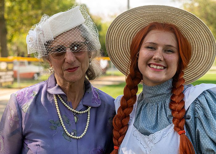 Lucy Montgomery and Anne