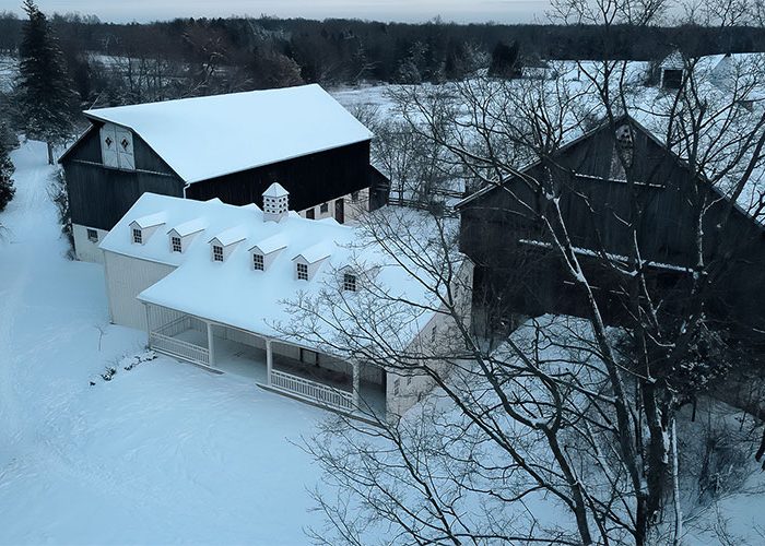Scotsdale Farm in winter