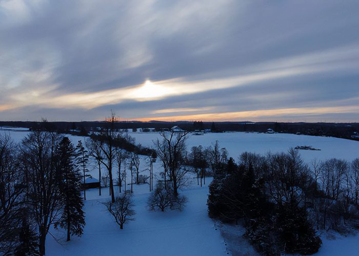 Scotsdale Farm in winter