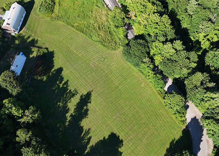 Silver Creek. The land where William McClure built his sawmill.