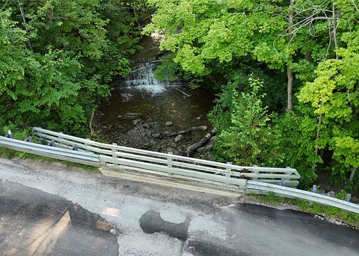 Silver Creek. Bridge and falls 2024