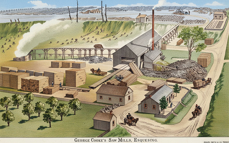 esquesing-1877-saw-mills - GeorgetownOn Magazine