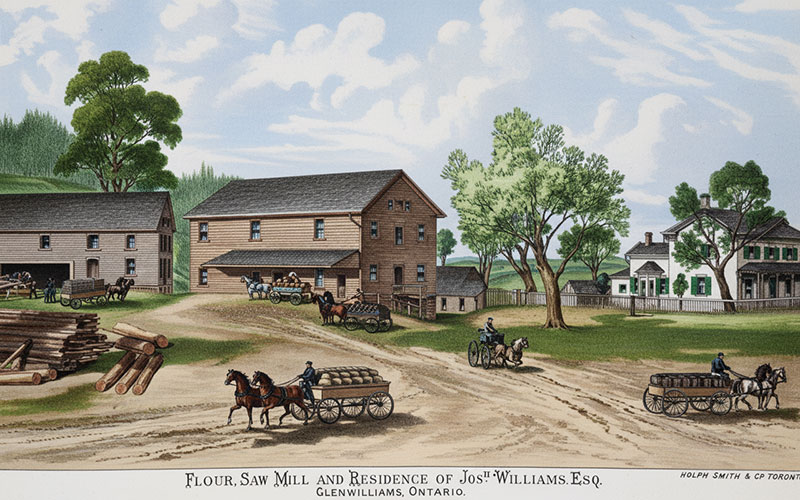 glen-william-1877-saw-mill - GeorgetownOn Magazine