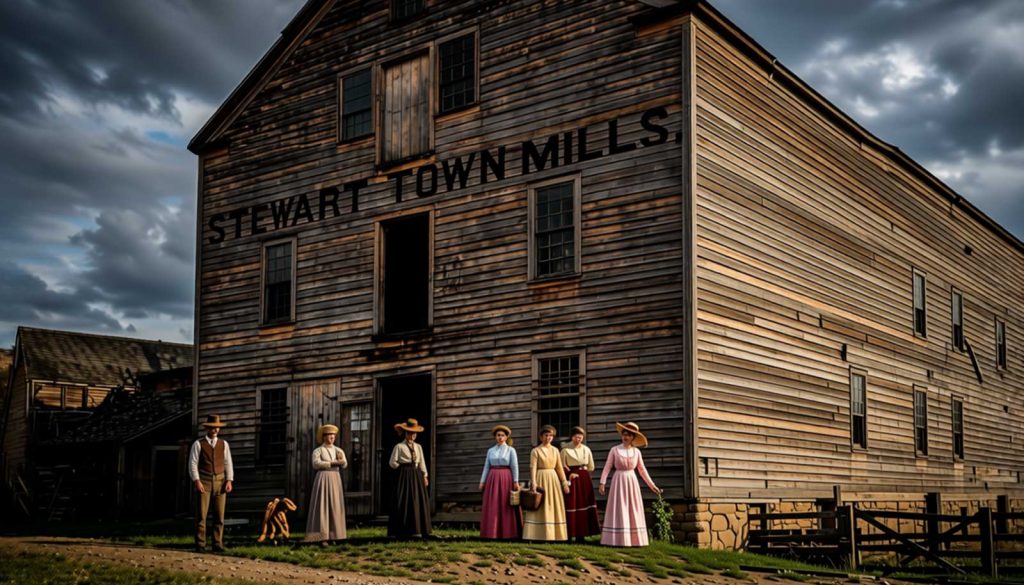 Stewarttown-Flour-mill-1908-color - GeorgetownOn Magazine Stewarttown Flour MillRebuilt in 1908 by Walter Lawson