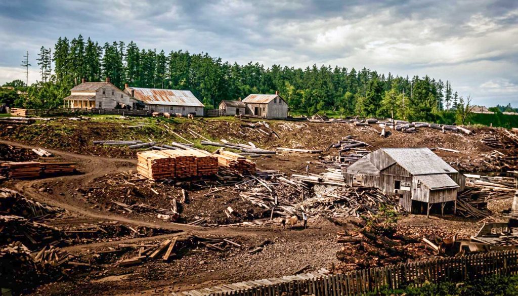 Kennedy´s sawmill at Wildwood with water power supplied by Silvercreek Wildwood is now part of the property known as the Canadian headquarters of Jehovah´s Witness
