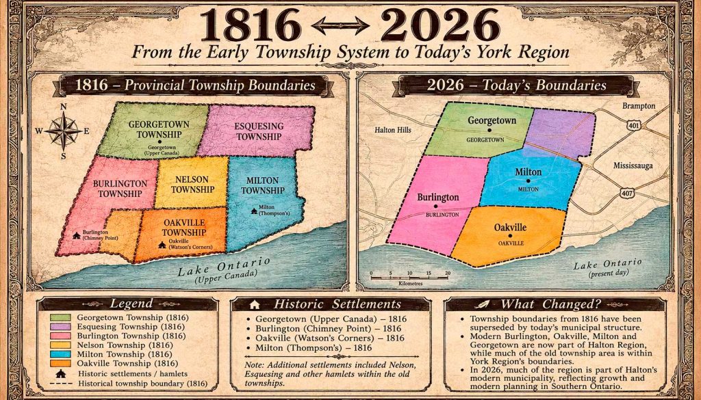 Halton Map 1816 - 2026