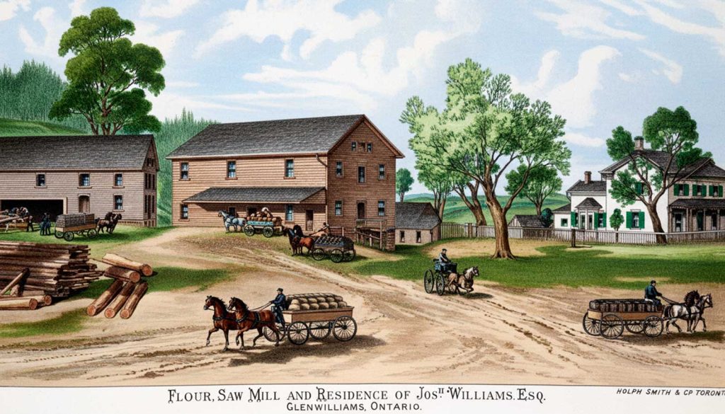 Glen Williams Flour and Saw Mills 1877