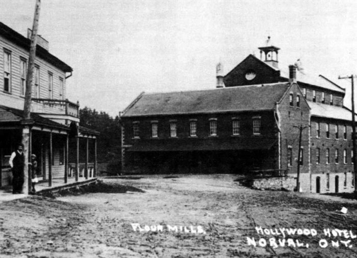 Norval. Flour mill Hollywood hotel. 1912